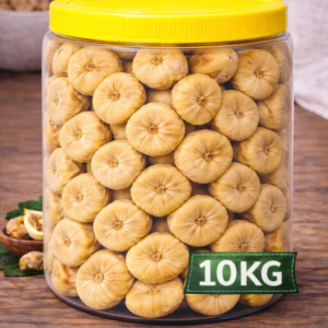 Dalında Kurumuş Sarı Ballı İnce Kabuklu Kuru İncir – 10 KG